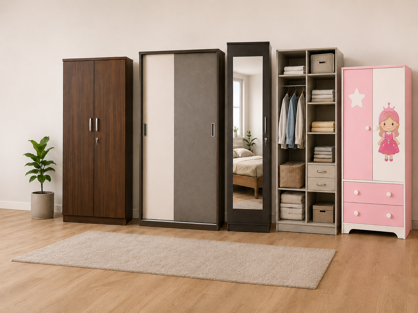 Best Wardrobe Designs in Coimbatore - Sliding, Mirror, Modular and Kids Cupboard